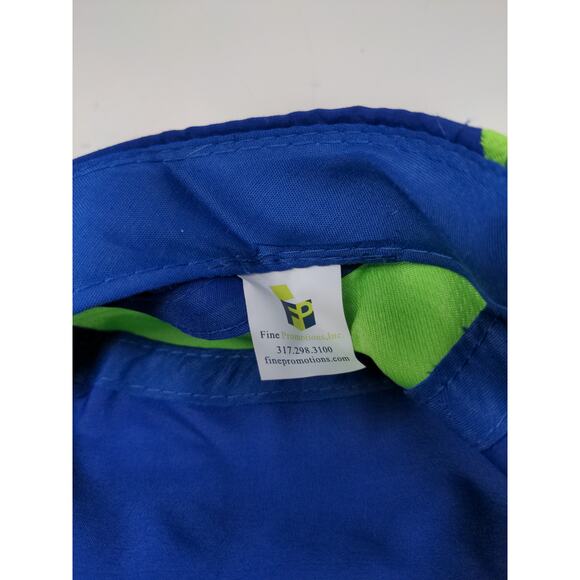 Indy 500 Festival Mini Marathon 2020 Strapback Hat Blue Green Embroidered - Picture 12 of 12